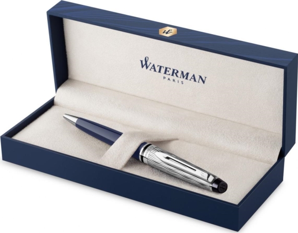 Waterman Expert, Clips, Blå, 1 Stk, Mellem
