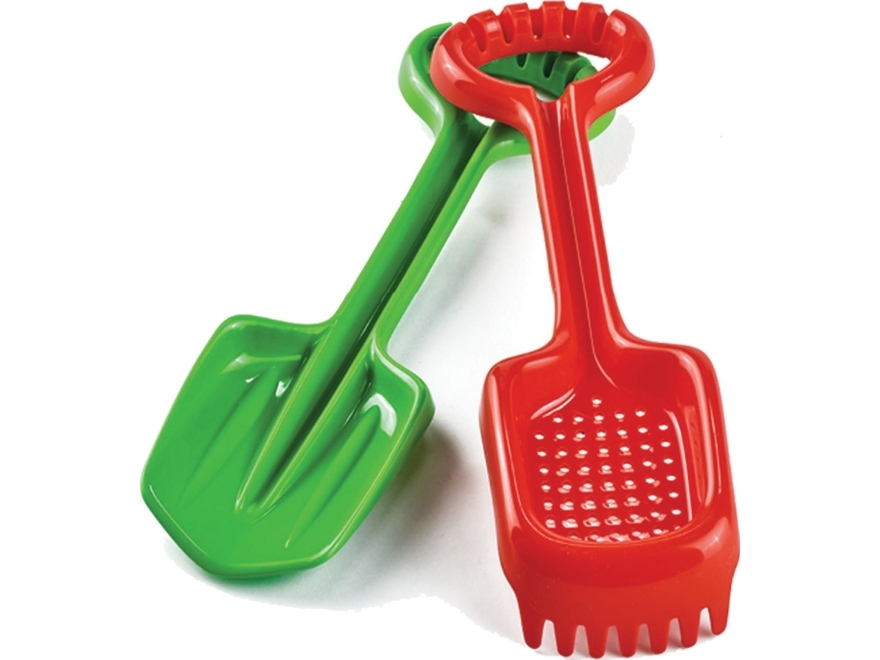 Marioinex Sand Set Sandlåda Sandbox Duet Set 33Cm | Utomhusleksaker - Spela i trädgården - Tillbehör | GameStuff