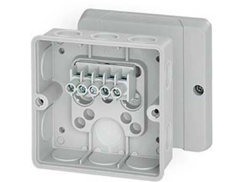 Hensel DE 9345, Polystyren, Grå, IP55, 98 mm, 52 mm, 98 mm | EL Artiklar - Andra EL - Samlare dosor och församlingar | GameStuff