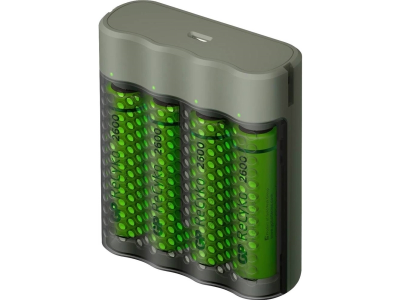 Gp Batteries M451/270Aahce-2Wb4, Nickel-Metallhydrid (Nimh), Aa, Aaa, 4 Stück(E), Akkus/Batterien Enthalten