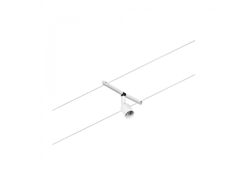 Paulmann 94445, Skinnebelysningsspot, GU5.3, 0 pære(r ), Krom, Hvid