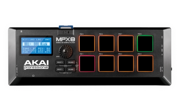 Akai MPX8, 3,5 mm, USB, 5 V, 1 A, 295 mm, 102 mm