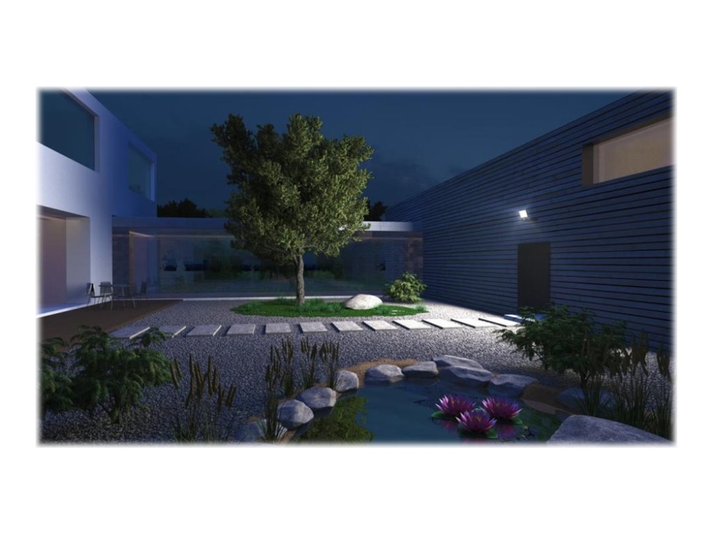 Steinel XLED One - Væg/loft-spotlys - LED - 23.5 W - klasse A++ - varmt hvidt lys - 3000 K - hvid