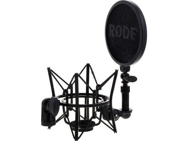 Rode Røde Sm6 - Stødfanger Til Mikrofon - Rode - K2 - Ntk - Nt2000 - Nt2-A - Nt1000 - Nt1 - Nt1-A - Sort - 133 Mm - 210 Mm