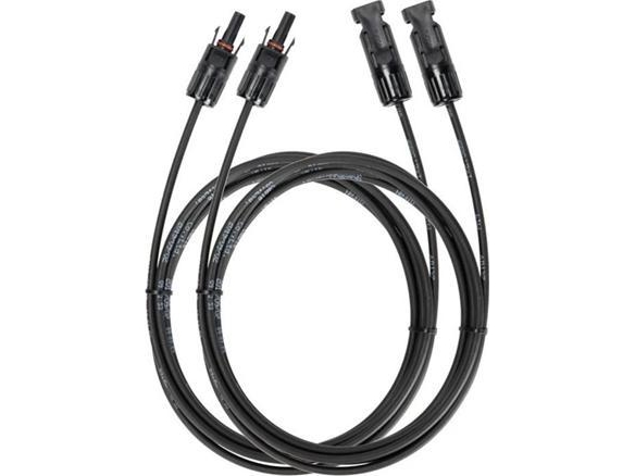 Ecoflow 50004052, Kabel, Schwarz, Mc4, Männlich, Weiblich, 3 M