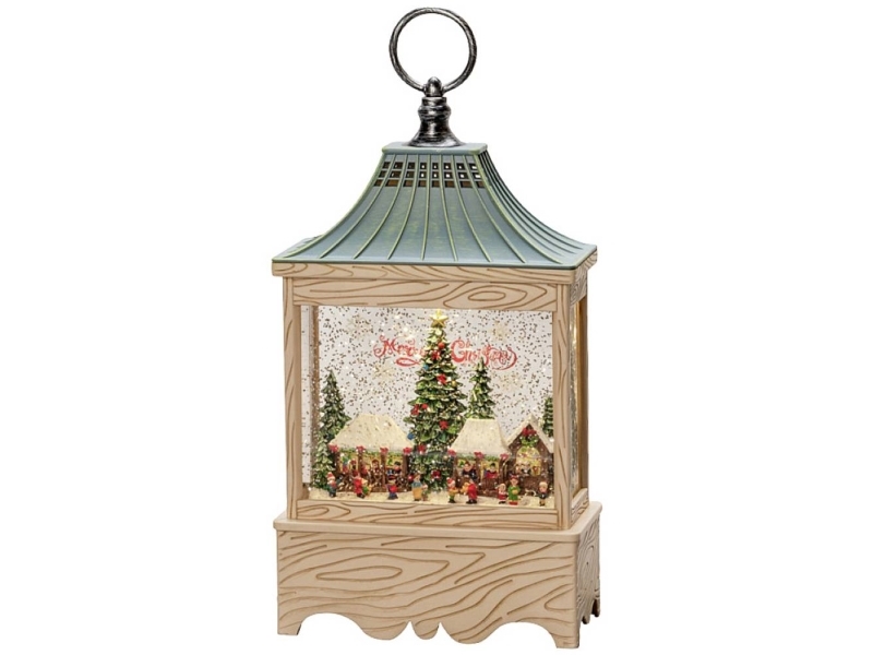 Konstsmide 4287-000 LED-lykta Julmarknad Varmvit LED (RGB) Natur Fylld med vatten, Timer | N - A | GameStuff