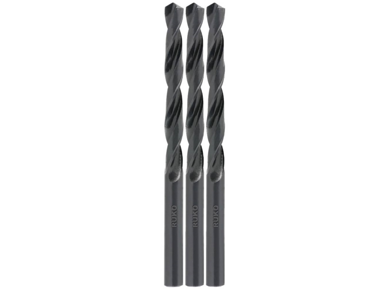 Ruko 206018 Hss Metal-Spiralbor 1.8 Mm Rullevalset Din 338 Cylinderskaft 3 Stk