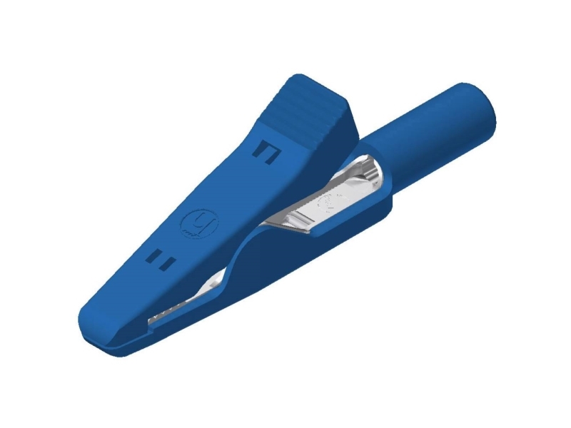 SKS Hirschmann MA 1 Krokodilleklemme Stikforbindelse 2 mm CAT I Blå | EL Artiklar - Andra EL - krokodilnäbb | GameStuff