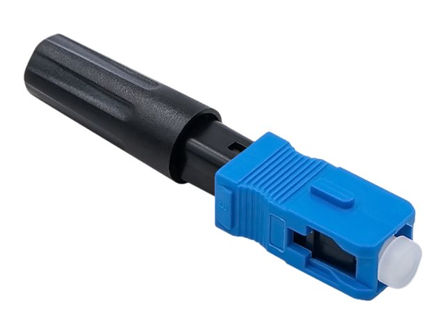 Qoltec - Netværk-konnektor - SC/UPC enkelttilstand (han) - fiberoptik - 3 mm