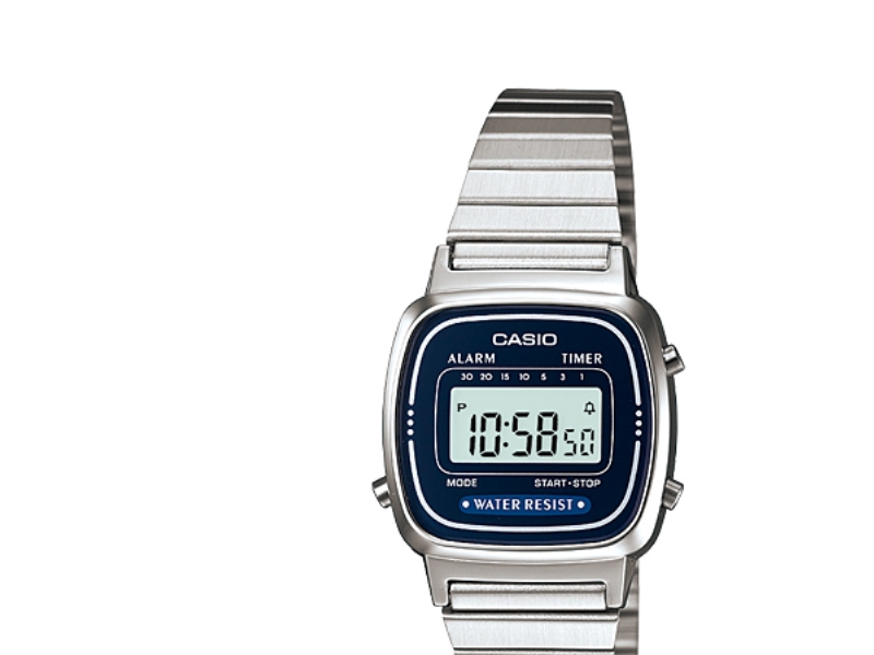 Casio La670wa-2Df, Vandfast, Elektronisk