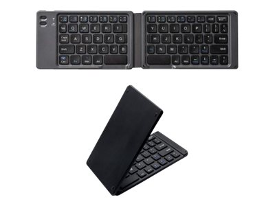TECHly - Tangentbord - foldbar, för surfplatta och smartphone - trådlös - Bluetooth 3.0, USB - QWERTY - amerikansk - svart | Datorer & Surfplattor - Bärbara tillbehör - Övriga tillbehör | GameStuff