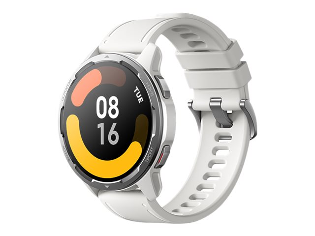 Xiaomi Watch S1 Active Silver Smart Klocka Med Rem Silikon Vit Handledsstorlek: 160 220 Mm Display 1.43  " Bluetooth Wi Fi Nfc 36.3 G
