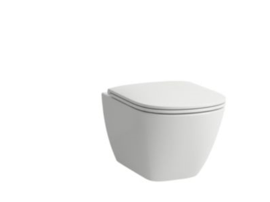 Laufen Lua Kompakt Wand-Wc Mit Rimless, Verdeckte Montage, Befestigungsabstand 180 Mm, Maße 49 X 36 Cm