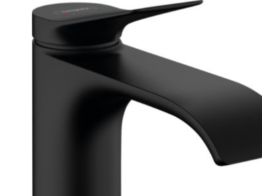 Hansgrohe Vivenis 1-Grebs Håndvaskarmatur 80 Uden Bundventil Mat Sort