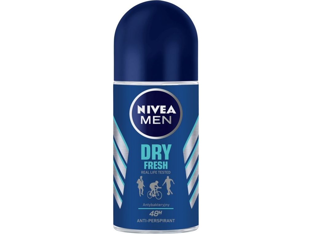 Nivea Nivea Deodorant DRY FRESH male roll-on 50ml - 0185991 | Hudvård - Kroppsvård - Deodorant | GameStuff