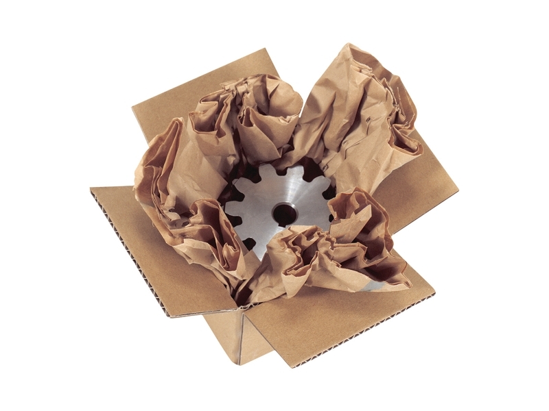 Indpakningspapir Fidele, håndruller, 75 g, 150 cm x 50 m, brunt | Papper & Emballage - Förpackning - Förpackningsprodukter | GameStuff