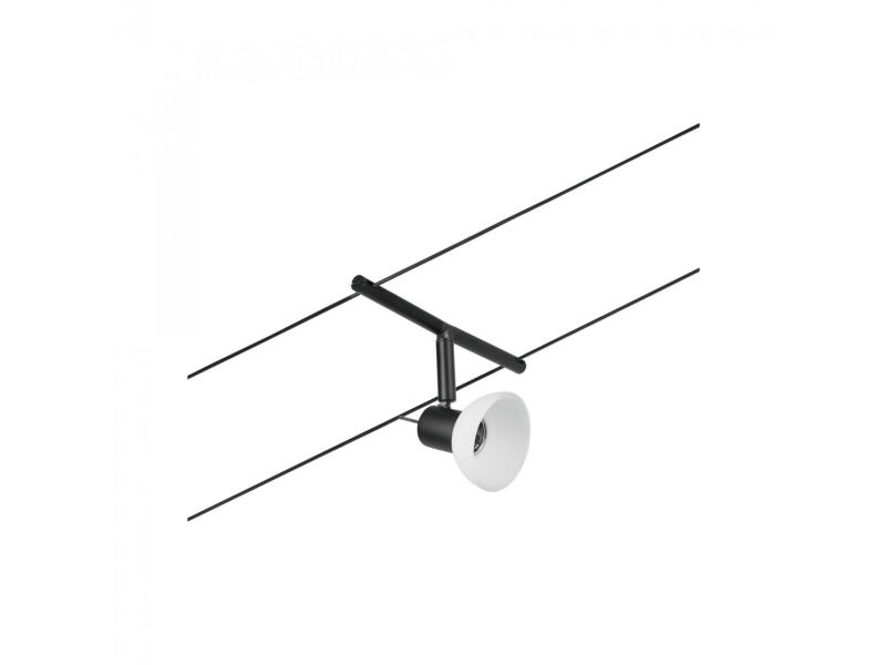 Paulmann 94450 Skinnebelysningsspot Gu5.3 230 V Sort Krom