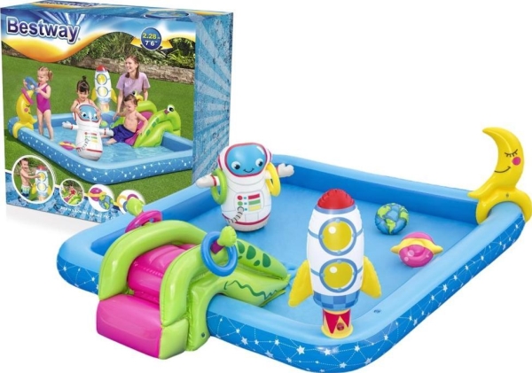 Bestway 53126, Indrammet pool, Rektangulær, 2 År, Blå