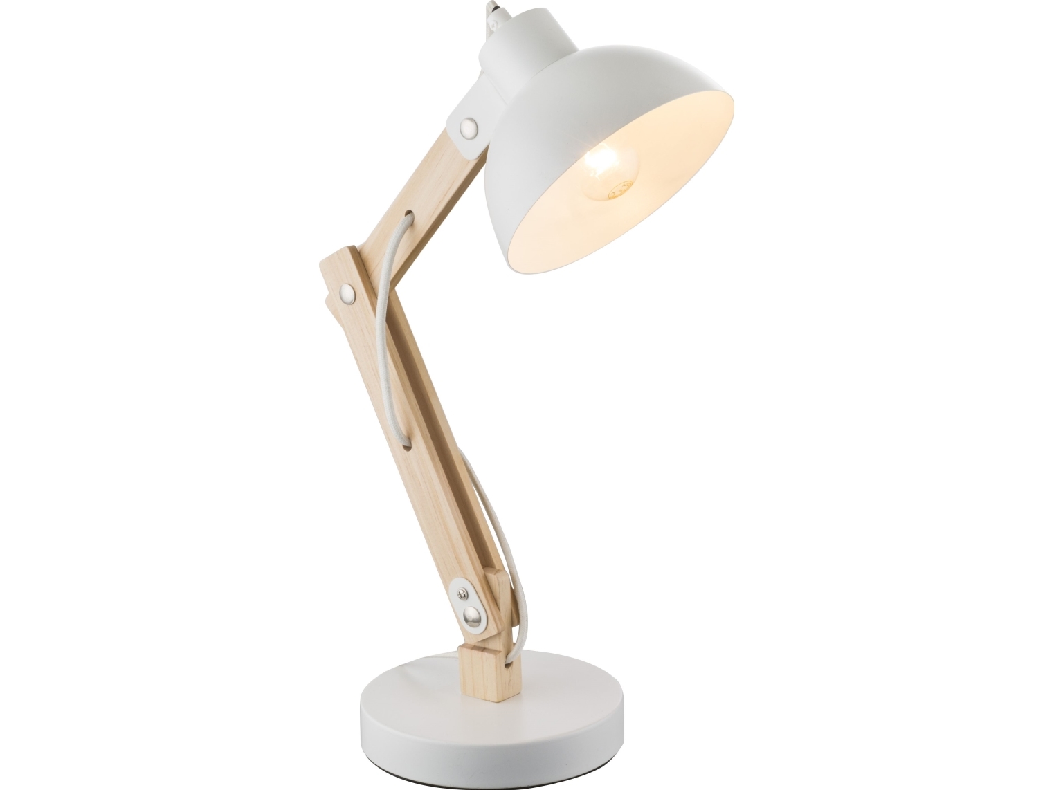 Globo Bordlampe Hvid (21502)