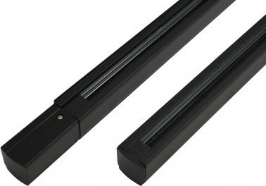 Azzardo Schwarze Schiene Azzardo 3-Phasen-Schiene Track Set 2M + End Power+ End Cap Bk Az2992