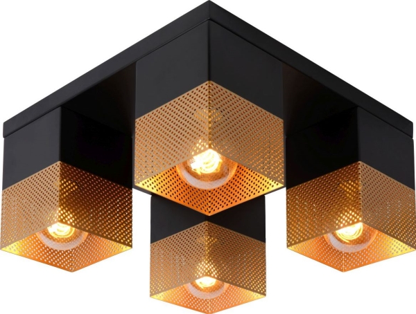 Loftlampe Lucide Renate 21123/04/02 I Messing Til Spisestue