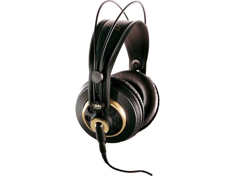Akg K240 Studio, Kabelgebunden, 15 - 25000 Hz, 240 G, Kopfhörer, Schwarz, Gold