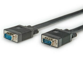 Roline 20M Vga, 20 M, Vga (D-Sub), Vga (D-Sub), Hanstik, Hanstik, Sort