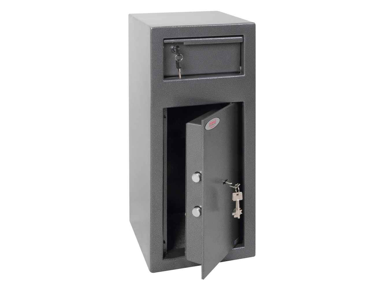 Phoenix Safe Co. SS0992KD, Fritstående pengeskab, Grå, Nøgle, Stål, Penge, 250 mm
