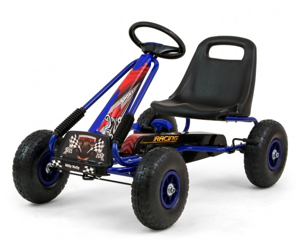Milly Mally Gokart med pedaler Thor Blue | N - A | GameStuff