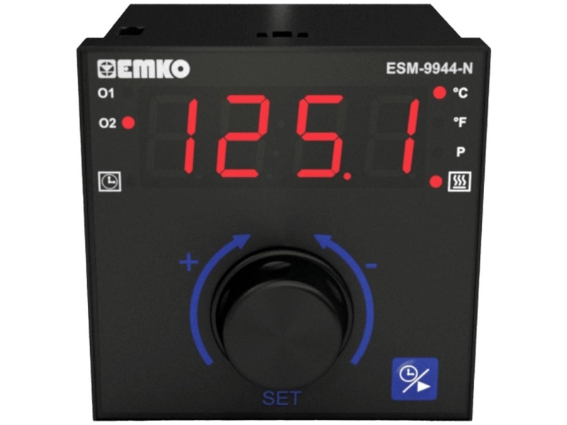 Emko ESM-9944-N 2-punkt, P, PI, PD, PID Temperaturregulator Pt100 -200 til +1700 °C Relæ 5 A (L x B x H) 100 x 96 x 96 mm