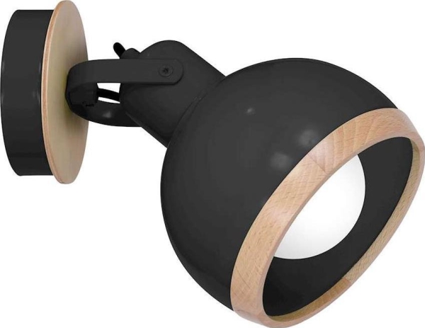 Wall Lamp Milagro Wall Lamp Oval Black 1Xe27 (Mlp8657) - Eko-Light