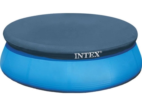 Intex 28020, Poolafdækning, Pool over jorden, Rund, Blå, PVC, Polyethylen, 2,44 m