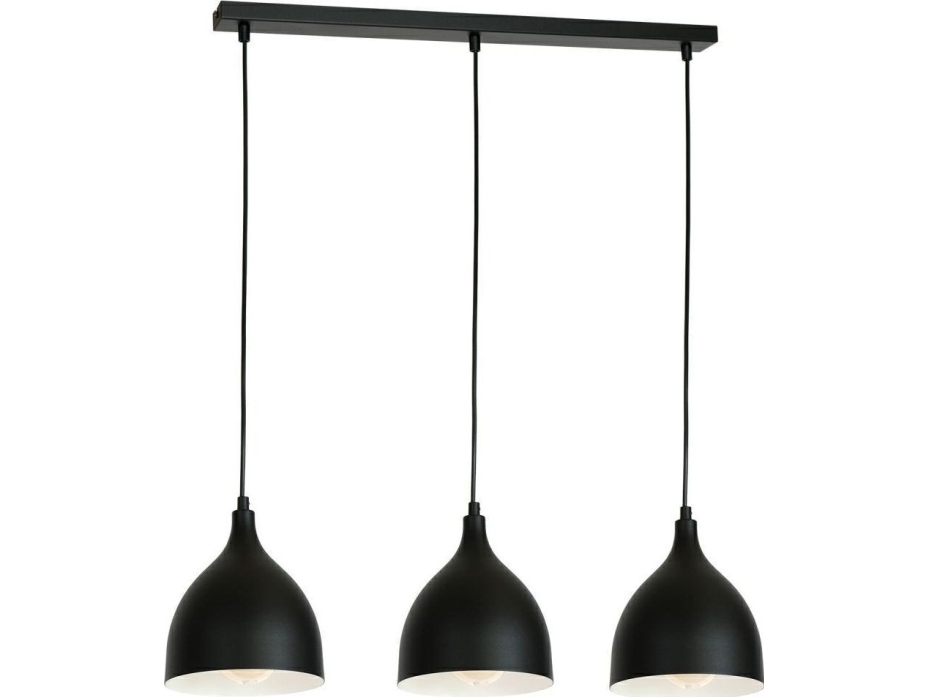 Luminex Loftlampe/Pendel Noak Sort/Hvid Til 3 Lamper
