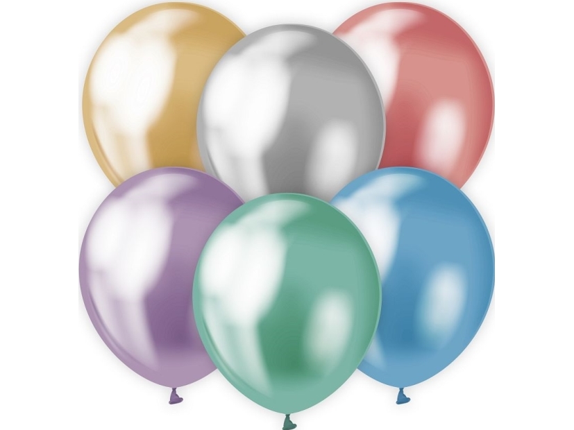 Beauty&Amp Charm 12" Balloons Platinum Mix /50 Cb-Lmx50