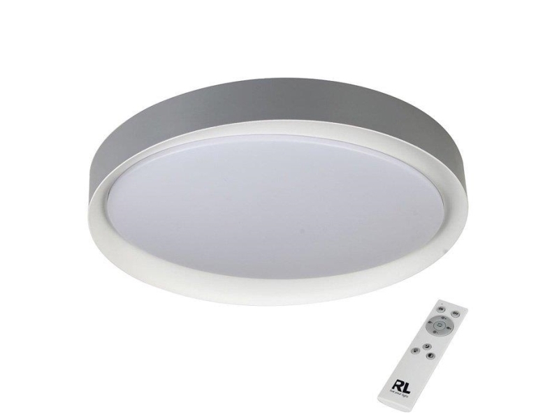 Zeta Led Ceiling Lamp Grey/White