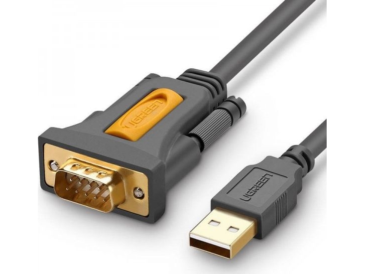 Ugreen Usb-Kabel Usb-A Auf Rs-232 1,5 M Grau (Ugr333)