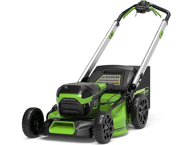 Greenworks Akku-Mäher 60V Bürstenloser Motor, 51 Cm , Ladegerät + 1 Akku 4Ah (Gd60lm51spk4)