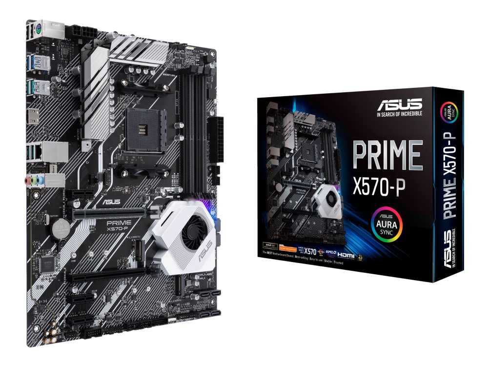 Asus Prime X570-P - Motherboard - Atx - Sockel Am4 - Amd X570 Chipsatz - Usb 3.2 Gen 1, Usb 3.2 Gen 2 - Gigabit Lan - Onboard-Grafik (Cpu Erforderlic