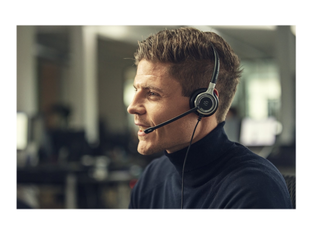 EPOS IMPACT SC 630 USB ML - Headset - på örat - kabelansluten - USB - svart - Certifierad för Skype for Buisness | Tele & GPS - Tillbehör fasta telefoner - Headset / Handsfree | GameStuff