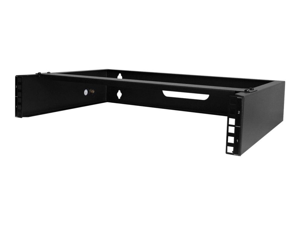 Startech 2U Wall Mount Rack, 19" Wall Mount Network Rack, 14 Inch Deep (Low Profile), Wall Mounting Patch Panel Bracket For Network Switches, It Equi