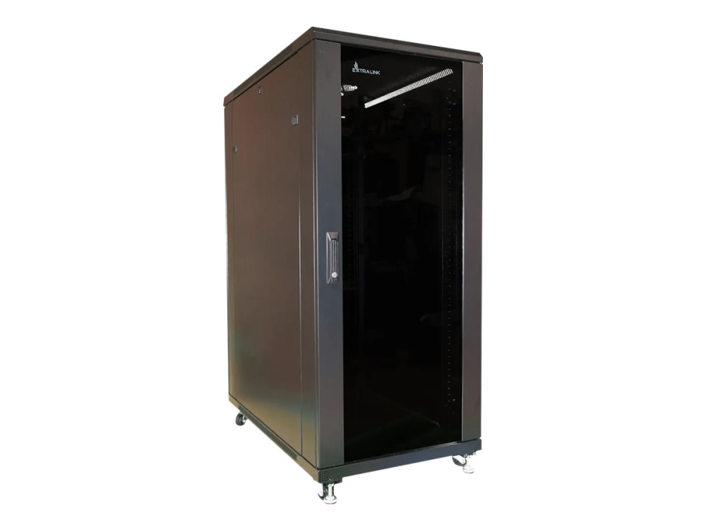 Extralink - Rack kabinet - 600x1000 mm - gulvstående - sort - 37U - 19
