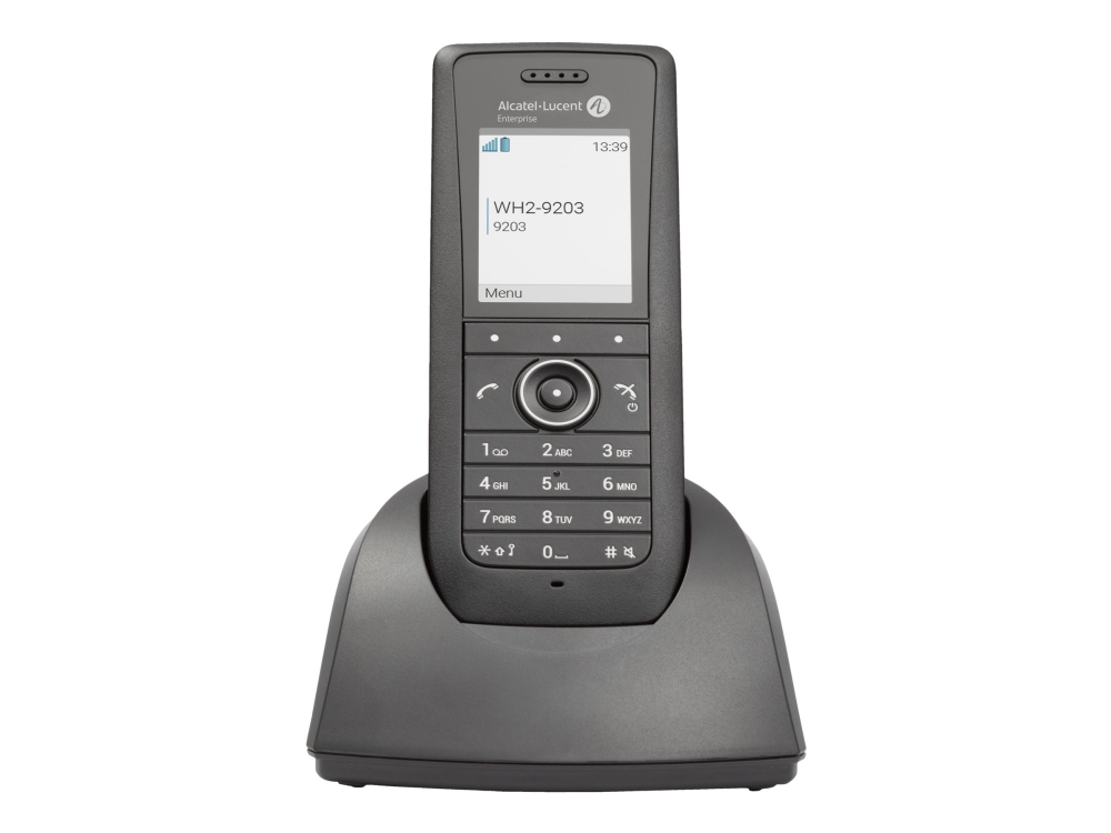 Alcatel Lucent 8168s Wlan Trådløs Voip Telefon Ieee 802 11a Sip Sort
