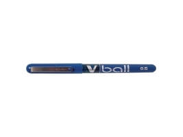 Rollerpen, Pilot V-Ball, 0,5 mm, blå | Skrivredskap - Kulspetspennor & Reservoarpennor - Rullpennor | GameStuff