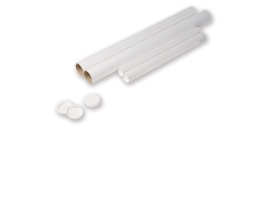 Papprør, med 2 propper, 50 x 745 mm, vit | Papper & Emballage - Förpackning - Post & Poster lådor | GameStuff