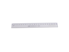 Linex N1020, Schreibtisch-Lineal, Maisstärke, Weiß, Cm, Mm, 20 Cm, 25 Mm