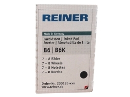 Stempelpude Reiner typ 2 t/8 cifre sort | Kontorsmaterial - Stämpel - Stämpelkuddar & Stämpelfärg | GameStuff