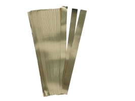 Flätband 15 mm, guld, förpackning med 100 stycken. | Skola & Hobby - Konsthantverk - Handgjorda produkter | GameStuff