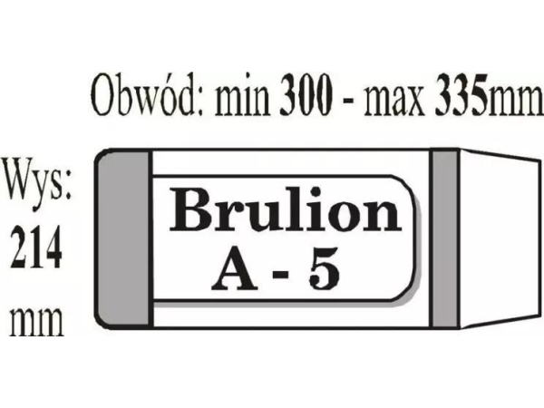 IKS A5 blokomslag - IKS1 pakke=50 stk (omkreds: min 300 - max 335 mm)