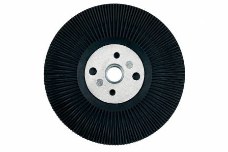 Metabo 623291000, Slibeskive Bagepude, 12200 Rpm, Sort, Rund, 1,4 Cm, 12,5 Cm