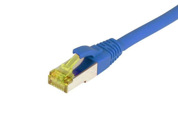Patchkabel Rj45 Cat6a 500Mhz15m Blau Sstpsftp Tpelszhultraflex Awg26 Mit Cat7 Rohkabel Synergy 21